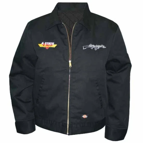 CSM Logo Black Embroidered Work Jacket