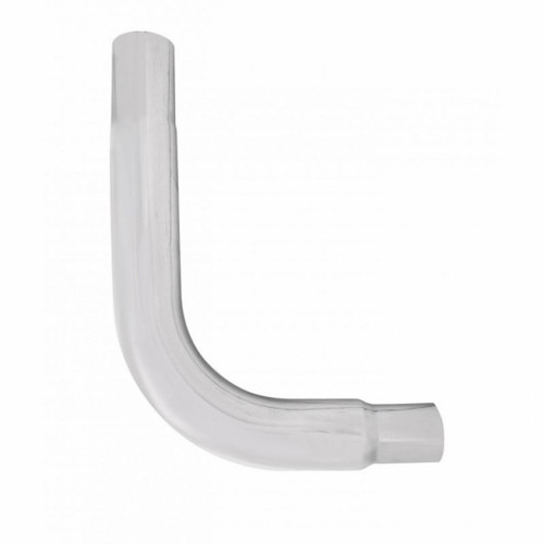 Chrome 90 Exhaust Elbow Reducer 6" to 5" OD - 35" x 24" Long