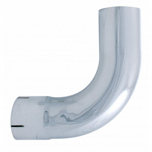 Chrome 90 Exhaust Elbow 6" ID to 6" OD - 13"x13" Triple Plated