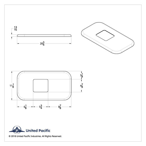 Chrome Shift Plate Cover for Peterbilt Trucks - Fits OEM S22-6041M01-201 (Bulk) Chrome Shift Plate Cover for Peterbilt Trucks - Fits OEM S22-6041M01-201 (Bulk)