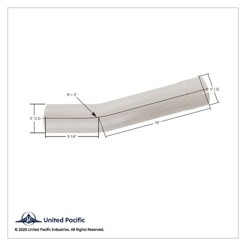 Aluminized Kenworth Aerocab Exhaust Elbow Aluminized Kenworth Aerocab Exhaust Elbow