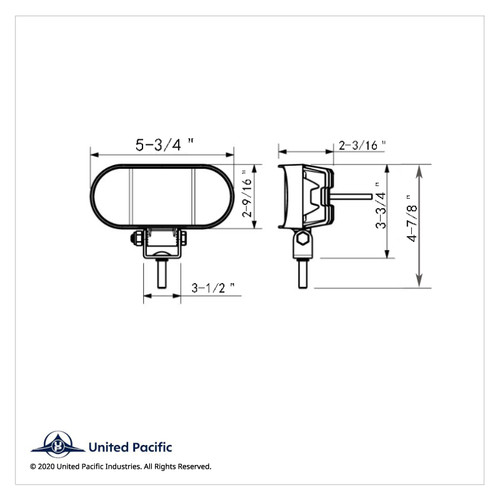 8 LED Oval Wide Angle Driving/Work Light (Retail) 8 LED Oval Wide Angle Driving/Work Light (Retail)