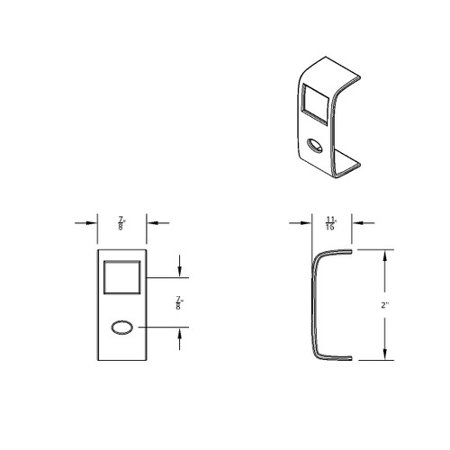 Chrome Rocker Switch Cover For Peterbilt 579 (2013-2019) & 567 (2014-2018)- 2 Openings (Card of 3) Chrome Rocker Switch Cover For Peterbilt 579 (2013-2019) & 567 (2014-2018)- 2 Openings (Card of 3)
