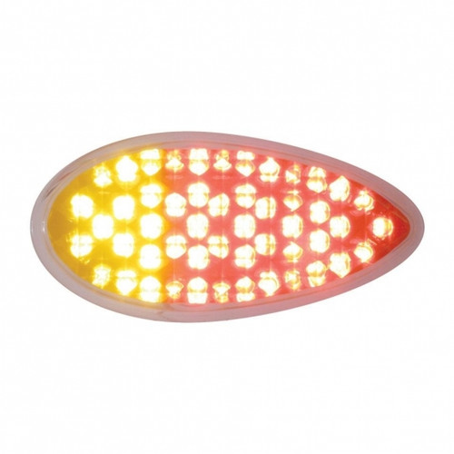 51 LED Duo Auxiliary/Utility Light - Red/Amber LED With Clear Lens 51 LED Duo Auxiliary/Utility Light - Red/Amber LED With Clear Lens