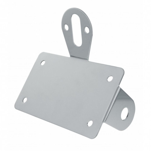Bobber Style Horizontal Side Mount License Plate & Light Bracket For Motorcycle Bobber Style Horizontal Side Mount License Plate & Light Bracket For Motorcycle