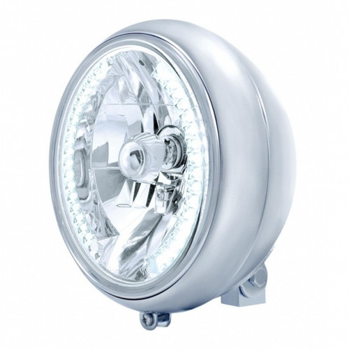 7" Motorcycle Headlight With 34 White LED Bulb 7" Motorcycle Headlight With 34 White LED Bulb