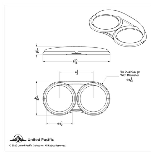 Dual Gauge Cluster Bezel With Visor For 2006+ Peterbilt Dual Gauge Cluster Bezel With Visor For 2006+ Peterbilt