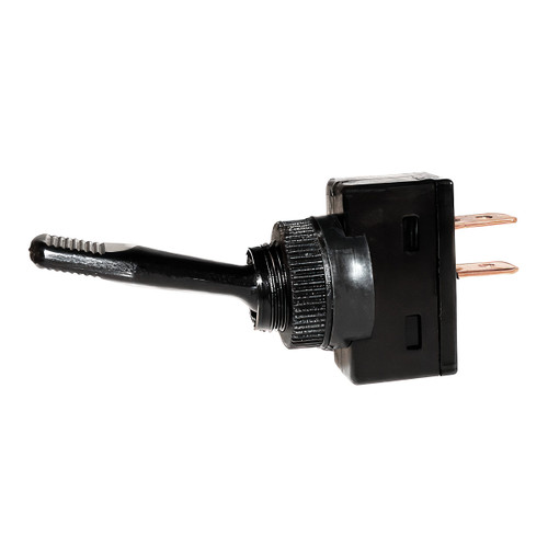 Black Non-Illum Toggle 20 Amp 12V S.P.S.T. On/Off 1 Pc. Black Non-Illum Toggle 20 Amp 12V S.P.S.T. On/Off 1 Pc.