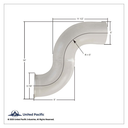 Freightliner Aluminized Exhaust Elbow - OEM No. 04-17094-012 Freightliner Aluminized Exhaust Elbow - OEM No. 04-17094-012