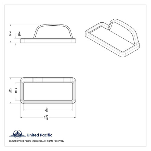 Toggle Switch Trim For Freightliner (Card of 3) Toggle Switch Trim For Freightliner (Card of 3)