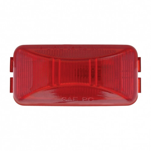 Rectangular Light Kit (Clearance/Marker) With Black Bracket - Red Lens (Bulk)