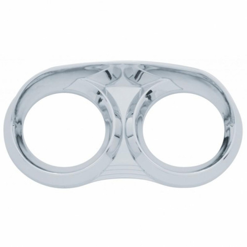 2 Gauge Cluster Bezel With Visor For 2001-2005 Peterbilt 379 & 378 2 Gauge Cluster Bezel With Visor For 2001-2005 Peterbilt 379 & 378