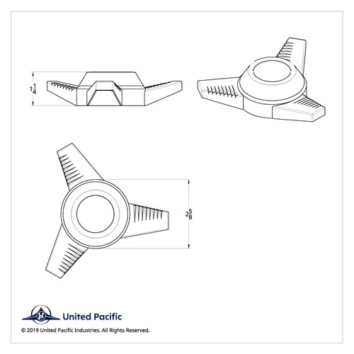 Chrome Plastic 3 Bar Right Swing Hubcap Spinner Only Chrome Plastic 3 Bar Right Swing Hubcap Spinner Only