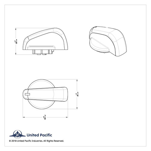 Chrome Plastic A/C Control Knob For Freightliner Coronado (2005-2009, 2011-2014) & Columbia (2005-2010) Chrome Plastic A/C Control Knob For Freightliner Coronado (2005-2009, 2011-2014) & Columbia (2005-2010)