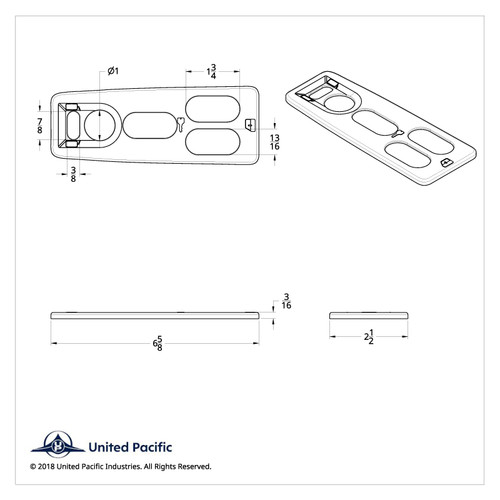 Chrome Window Switch Cover For 2008-2017 Freightliner Cascadia - Driver-5 Openings Chrome Window Switch Cover For 2008-2017 Freightliner Cascadia - Driver-5 Openings
