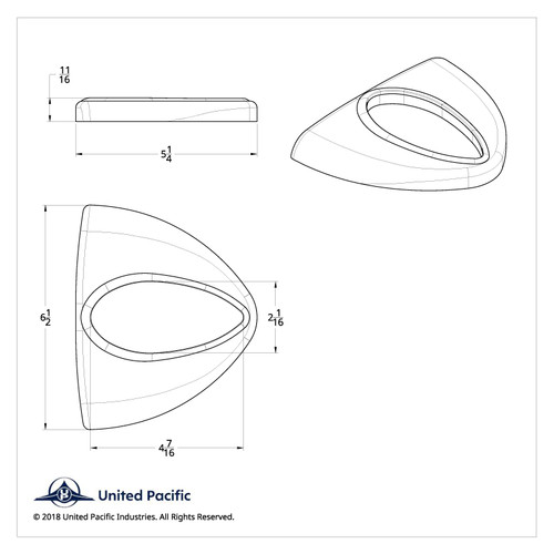 Headlight Turn Signal Cover With Teardrop Light Cutout For Peterbilt Headlight Turn Signal Cover With Teardrop Light Cutout For Peterbilt