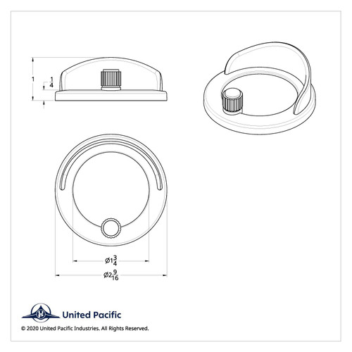 Clock Bezel With Visor For Freightliner - Plain Clock Bezel With Visor For Freightliner - Plain