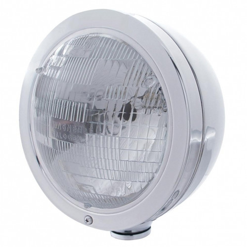 Stainless Steel "Bullet" Classic Headlight H6024 Bulb Stainless Steel "Bullet" Classic Headlight H6024 Bulb