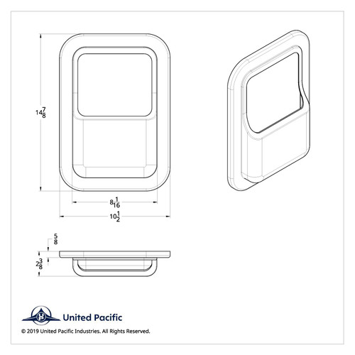 International Door Pocket Cover - Passenger Side International Door Pocket Cover - Passenger Side