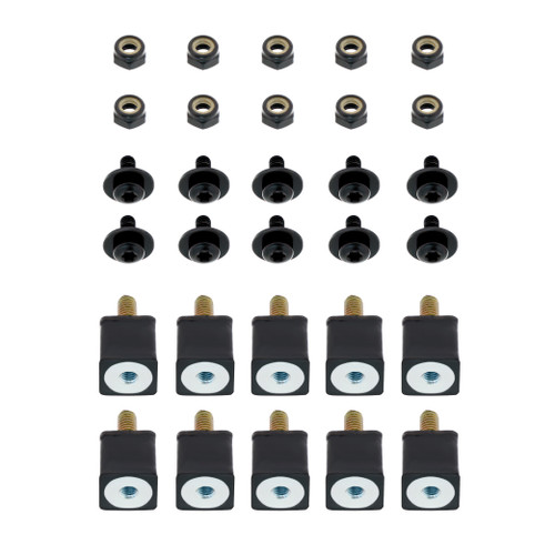 Black Grille Screw Set For 2003-2017 Volvo VNL (Bulk) Black Grille Screw Set For 2003-2017 Volvo VNL (Bulk)