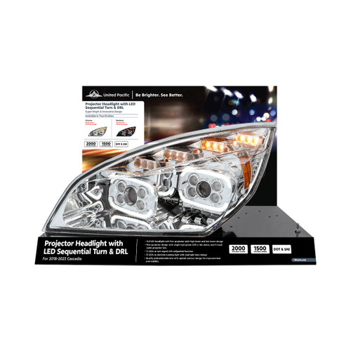 United Pacific Freightliner Cascadia Modular Headlight Display-35725 United Pacific Freightliner Cascadia Modular Headlight Display-35725