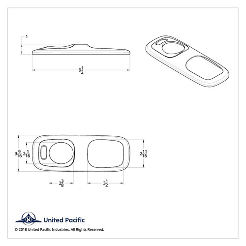 Chrome Dome Light Cover For Peterbilt 389 (2008+), 388 (2008-2014), 387 (2006-2010), 386/384 (2006-2016) Chrome Dome Light Cover For Peterbilt 389 (2008+), 388 (2008-2014), 387 (2006-2010), 386/384 (2006-2016)