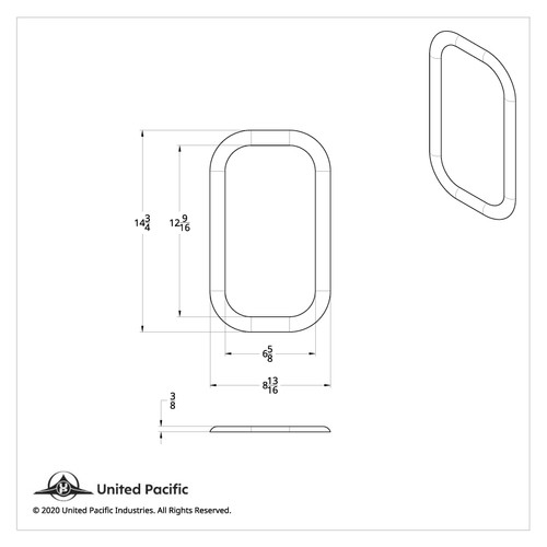Chrome Exterior View Window Trim For Freightliner Classic (1989-2010) - Includes Adhesive Chrome Exterior View Window Trim For Freightliner Classic (1989-2010) - Includes Adhesive