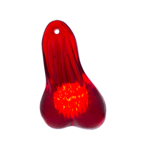8-1/4" Tall Large Low-Hanging Rubber Balls With LED Light - Red LED 8-1/4" Tall Large Low-Hanging Rubber Balls With LED Light - Red LED