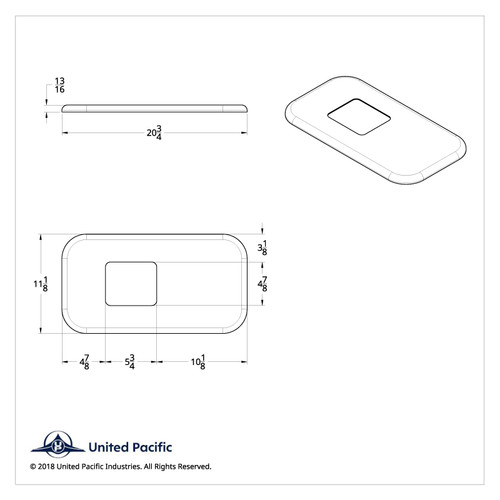 Chrome Shift Plate Cover For Peterbilt Trucks - Fits OEM S22-6041M01-234 (Bulk) Chrome Shift Plate Cover For Peterbilt Trucks - Fits OEM S22-6041M01-234 (Bulk)
