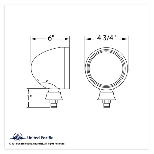 Stainless Steel Teardrop Spot Light With Clear Lens Stainless Steel Teardrop Spot Light With Clear Lens