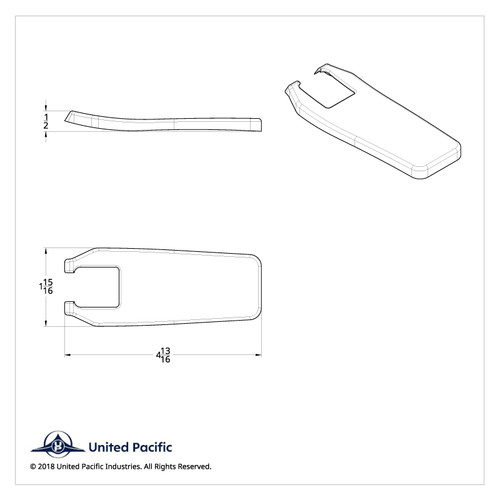 International Hood Latch Handle Cover (Card of 2) International Hood Latch Handle Cover (Card of 2)