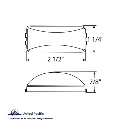 Rectangular Utility Light (Clearance/Marker) - Clear Rectangular Utility Light (Clearance/Marker) - Clear