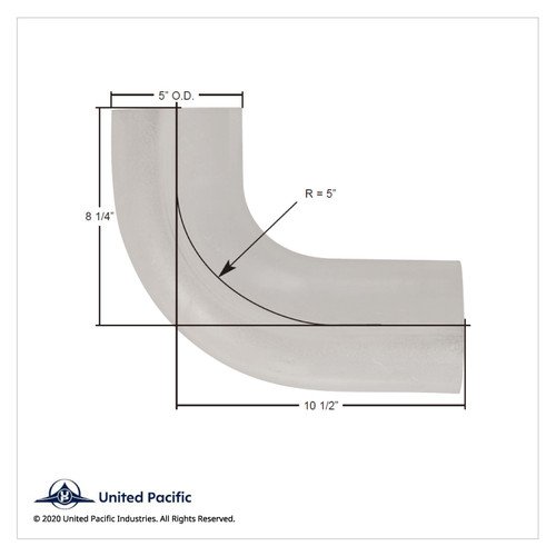 Aluminized 90 Degree Exhaust Elbow For Freightliner 04-09586-013 Aluminized 90 Degree Exhaust Elbow For Freightliner 04-09586-013