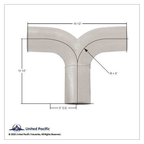 Exhaust Y-Divider For Kenworth Aerocab K180-18613 Exhaust Y-Divider For Kenworth Aerocab K180-18613