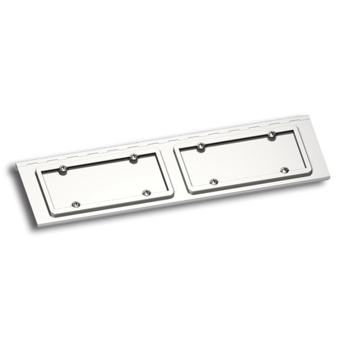 Stainless Dual License Plate / Swing Plate For All Peterbilt Models Stainless Dual License Plate / Swing Plate For All Peterbilt Models
