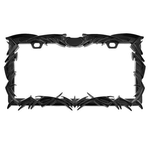 Tribal Flame License Plate Frame - Black Tribal Flame License Plate Frame - Black
