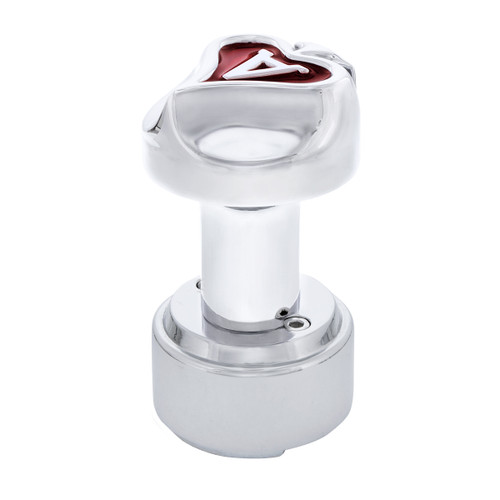 Ace of Spades Thread-On Shift Knob & Adapter For Eaton Fuller Style 9/10 Shifter - Chrome Ace of Spades Thread-On Shift Knob & Adapter For Eaton Fuller Style 9/10 Shifter - Chrome