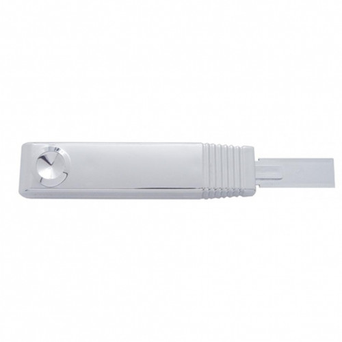 Chrome Turn Signal Lever Cover - Indented Chrome Turn Signal Lever Cover - Indented