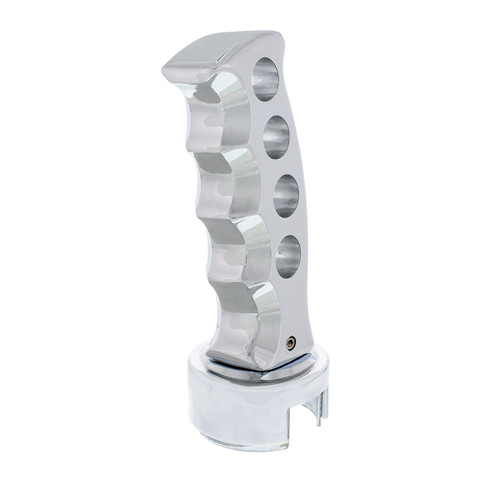 Gatling Style Gearshift Knob With 13/15/18 Speed Adapter - Chrome Gatling Style Gearshift Knob With 13/15/18 Speed Adapter - Chrome