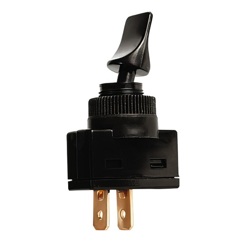 Black Non-Illum Duckbill 20 Amp 12V S.P.S.T. On/Off 1 Pc. Black Non-Illum Duckbill 20 Amp 12V S.P.S.T. On/Off 1 Pc.