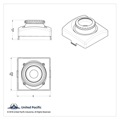 Round Swivel Dome/Map Light Base Round Swivel Dome/Map Light Base