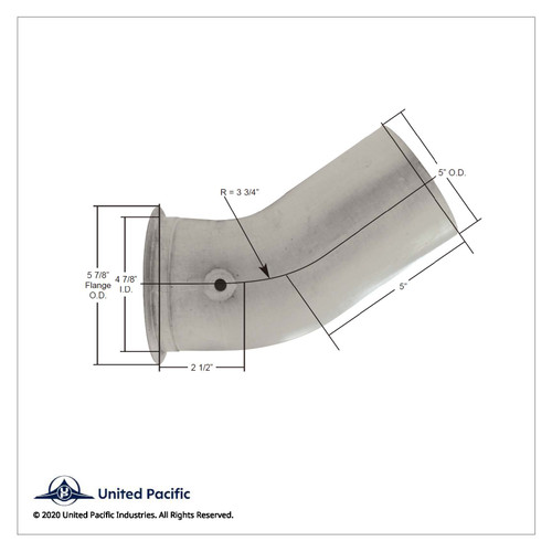 Aluminized Exhaust Elbow For Freightliner Classic 04-16460-009 Aluminized Exhaust Elbow For Freightliner Classic 04-16460-009