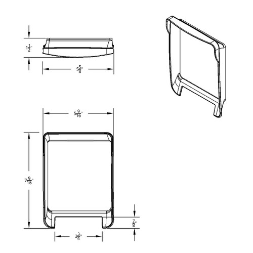 Left Gauge Dash Panel Trim For 2006+ Kenworth Left Gauge Dash Panel Trim For 2006+ Kenworth