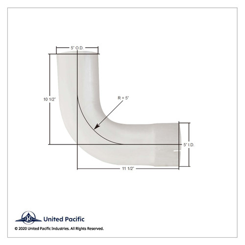 Aluminized 90 Degree Exhaust Elbow For Kenworth Aluminized 90 Degree Exhaust Elbow For Kenworth