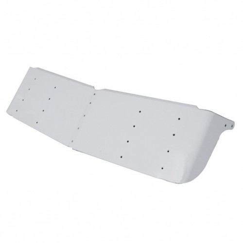 16" Stainless Gangster Style Drop Visor for 1995-2006 Kenworth W900 With Curved Windshield 16" Stainless Gangster Style Drop Visor for 1995-2006 Kenworth W900 With Curved Windshield