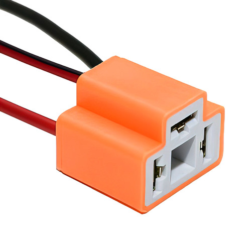 3-Wire Universal 9003 & H4 High Temp (300°C) Halogen Sealed Beam Headlight Connector, 1 Pc. 3-Wire Universal 9003 & H4 High Temp (300°C) Halogen Sealed Beam Headlight Connector, 1 Pc.