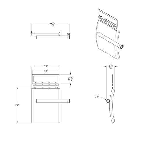 24" X 18" Stainless Super Single Quarter Fender Set (Pair) 24" X 18" Stainless Super Single Quarter Fender Set (Pair)