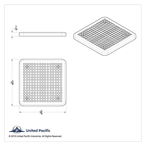 Chrome 5-5/8" Square Speaker Cover For Various Kenworth Models (Pair) Chrome 5-5/8" Square Speaker Cover For Various Kenworth Models (Pair)