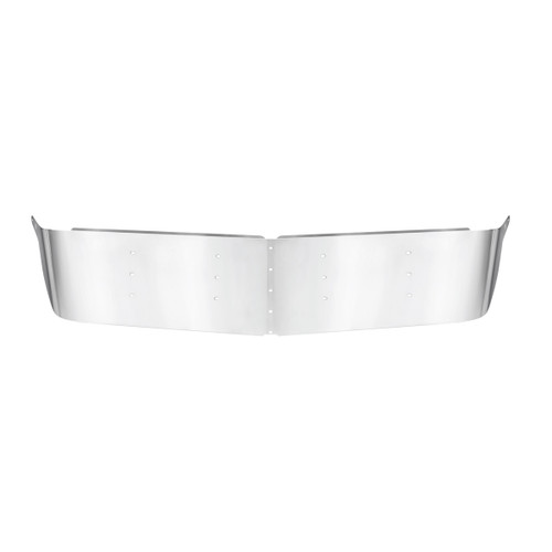 13-1/2" Stainless Curved Drop Visor For 1995-2006 Kenworth W900 13-1/2" Stainless Curved Drop Visor For 1995-2006 Kenworth W900
