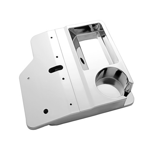 Chrome Plastic Center Console Tray For 2001 & Older Kenworth W900/T800/T600 Chrome Plastic Center Console Tray For 2001 & Older Kenworth W900/T800/T600